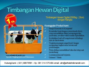 Timbangan Hewan Digital